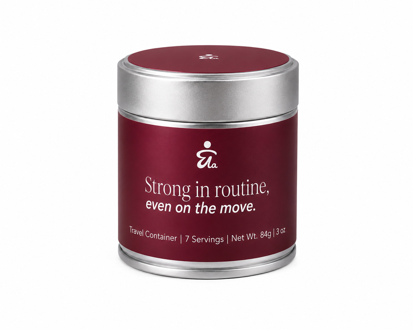 Strong in routing even on the move Ela Travel Container tin